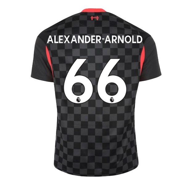 Camiseta Liverpool NO.66 Arnold Replica Tercera Ropa 2020/21 Negro